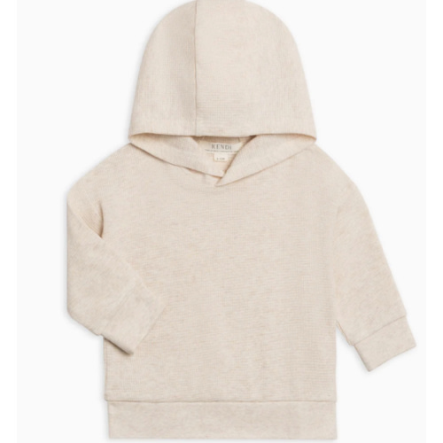 Cooper Waffle Knit Hooded Pullover