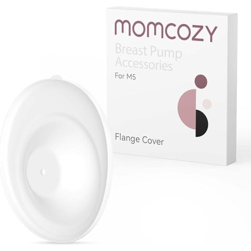 Momcozy M5 Smart APP Controlled Wearable Breast Pump, Hands-Free Wireless Electric Pump, 3 Modes 9 Suction Levels, BPA-Free, Portable Lightweight, 24mm Flange, 2-Pack Cozy Red