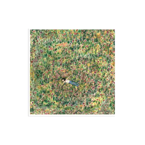 Flower Bed art print by Amanda Oleander. — AMANDA OLEANDER