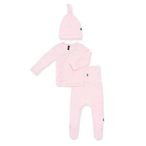 Pointelle Take Me Home Set with Cap in Sakura