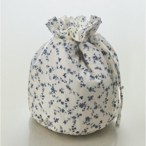 Blue Floral Bottle Bag