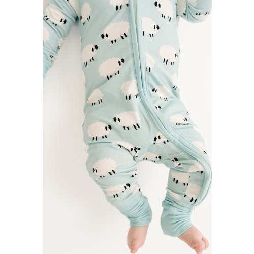 Blue Little Lamb Bamboo Sleeper