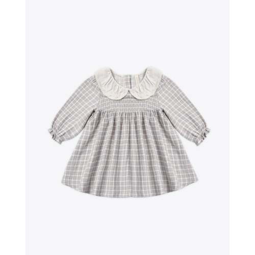 Callie Dress Blue Gingham – Quincy Mae