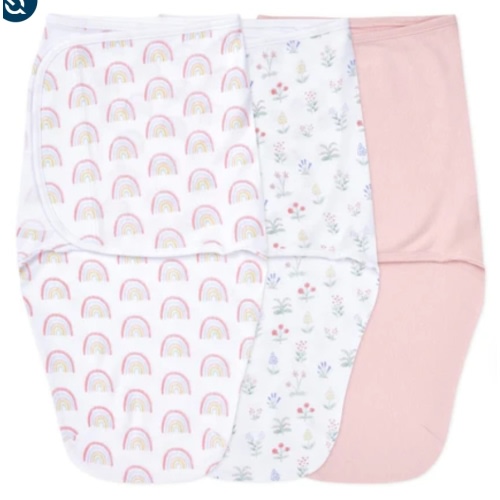 Spring Flowers Easy Swaddle No Zipper 0-3M | aden + anais