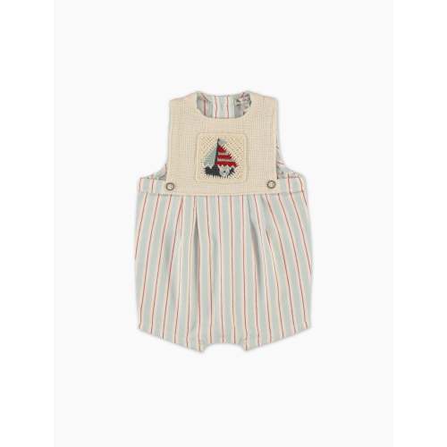 Sebastien Romper in Sea Side Stripe