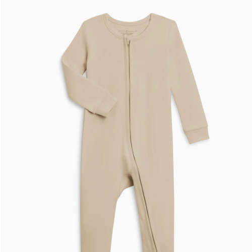 Peyton Zipper Sleeper - Clay | Caro Bambino