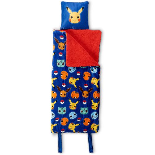 Silk Touch Sherpa Slumber Bag for Boys and Girls, Sleeping Bag with Zipper, Sleepover Set, 27 x 56 inches