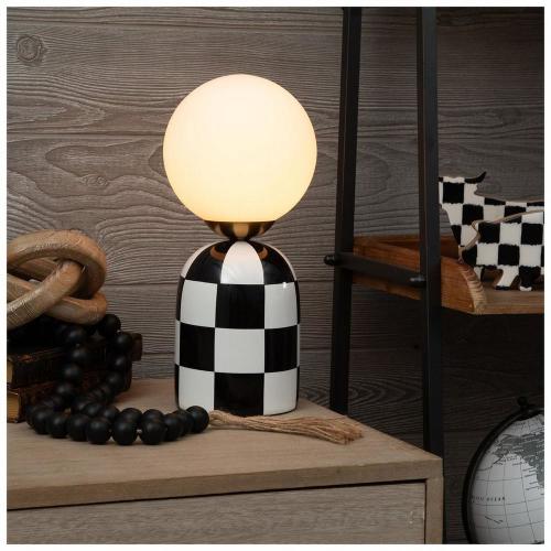 Checkered Table Lamp