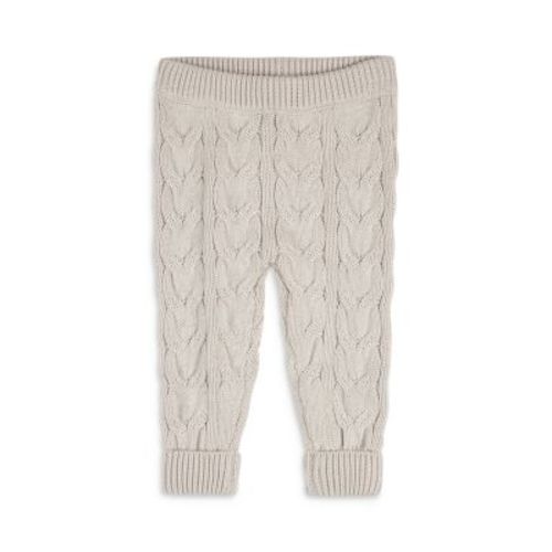 Unisex Creme Sweater Knit Leggings - baby