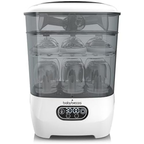 Baby Brezza Bottle Sterilizer and Dryer Advanced – Largest Capacity