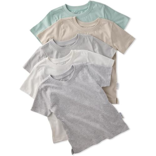 Butterblu Taylor 5-Pack Short Sleeve T-Shirts​ 100% Organic Cotton