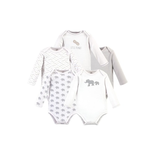 Organic Cotton Long-Sleeve Bodysuits, 3-6M
- Only 2 left