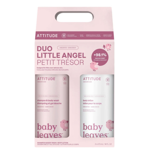 2-in-1 baby shampoo & body wash and body lotion set - EWG Verified® | ATTITUDE