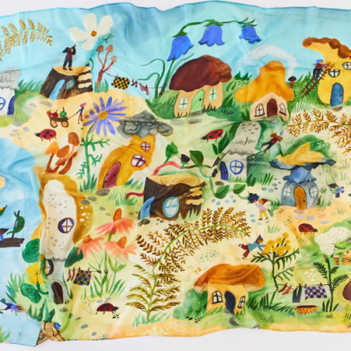 Double Mushroom Playsilk – Sarah's Silks