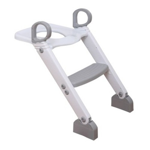 Dreambaby Step-Up Toilet Topper Potty Training Seat - Gray/White