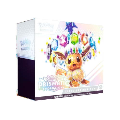 Pokemon TCG Scarlet and Violet Prismatic Evolutions Elite Trainer Box Eevee ETB