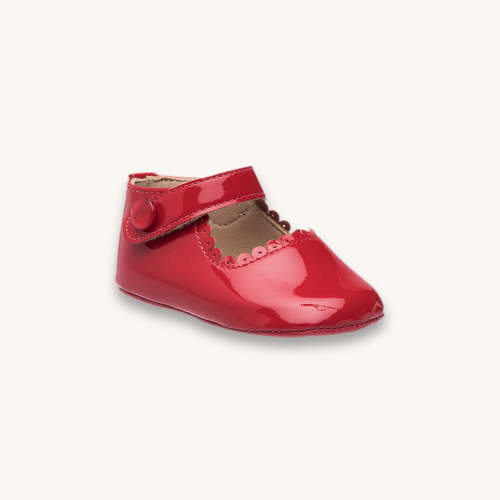 Baby Mary Jane Shoes in Patent Red | Elephantito - Shop Now