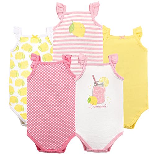 Hudson Baby Unisex Baby Cotton Sleeveless Bodysuits