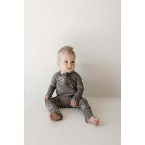 Bamboo Zip Pajamas | Sage Yin Yang – forever french baby
