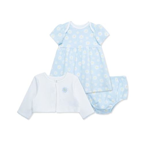 Little Me Baby Girls' Cardigan, Dress and Panty Sets, 3-12 Months