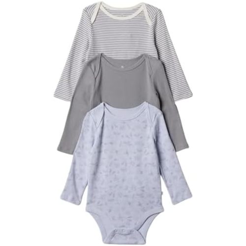 GAP Baby Boys 3-pack Long Sleeve Bodysuit