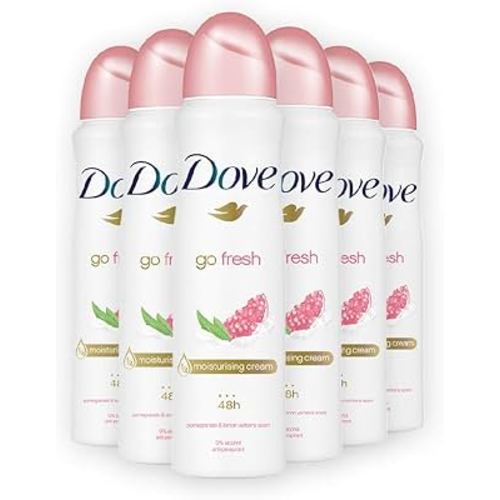 Dove Red Body Spray Pomegranate -5.1oz Pack of 6