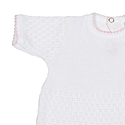 Paty Knit Short Sleeve Romper