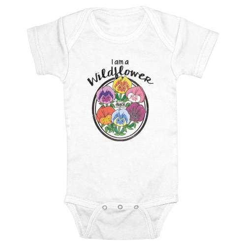 Infant's Alice in Wonderland I Am a Wildflower Crew Bodysuit