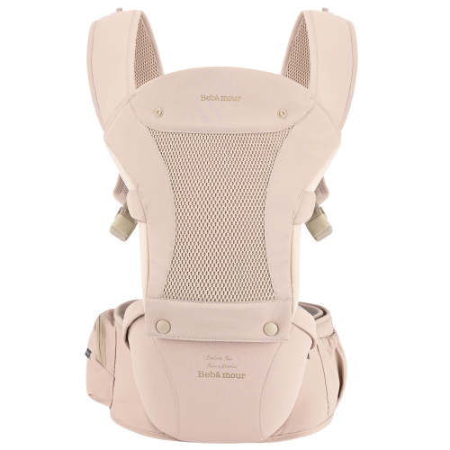 Bebamour Baby Carrier with Hip Seat, Newborn to Toddler 0–36 Months, E