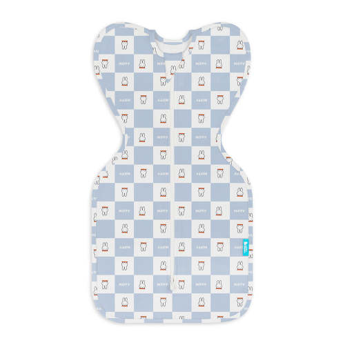 Swaddle Up™ 1.0 TOG Cotton Blue Miffy Checker