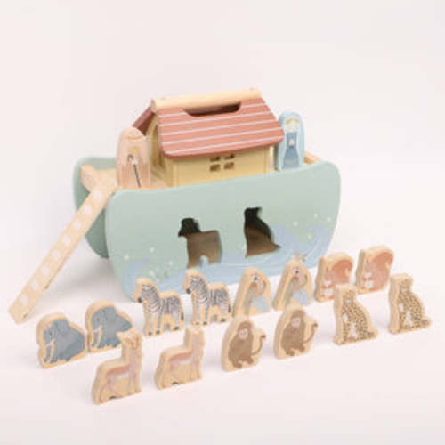 Noah's Ark Shape Sorter - Wooden Animal Toy Ages 2+ | littlelightcollective