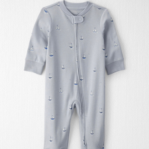 Baby Organic Cotton Sleep & Play Pajama in Sail Away - Little Planet | Carter's