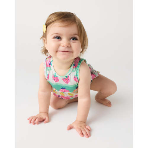 Ladybug Lane Bubble Romper | Little Sleepies