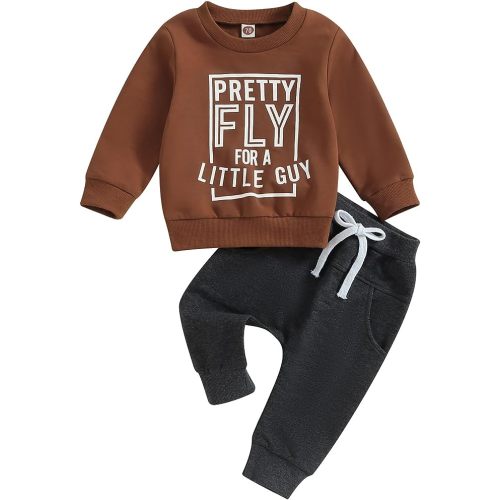 Amazon.com: Baby Boy Clothes Fall 6 12 18 24 Months Football Long Sleeve Pullover Tops & Pant Sets Toddler Winter Outfits: Clothing, Shoes & Jewelry