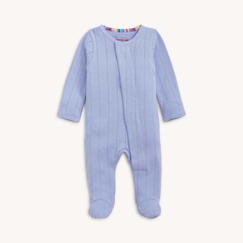 Wisteria Pointelle Magnetic Footie