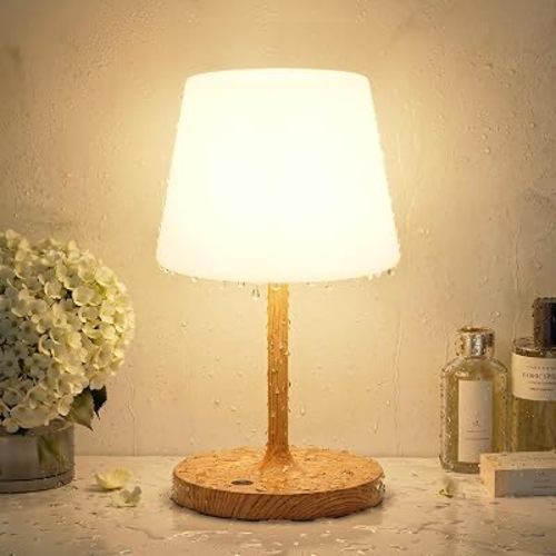 Shower Lamp IP54 Waterproof, Cordless Rechargeable Table Lamp, Outdoor Use