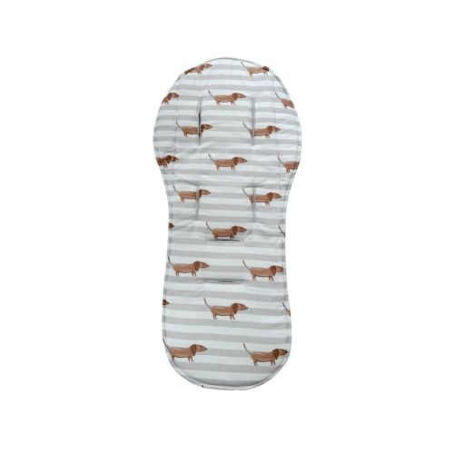 Bambella Pram Liner Grey Sausage Dogs