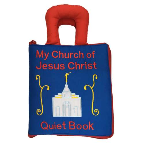 My Church of Jesus Christ Quiet Book LDS Faith Church Sacrament, Primary, Home Evening Activity Cloth Busy Book by My Growing Season