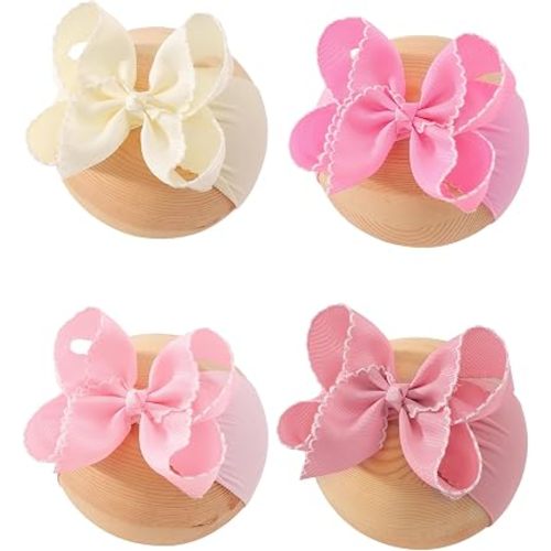 Baby Bows Baby Girl Headbands Nylon Hairbands Ribbon Bow