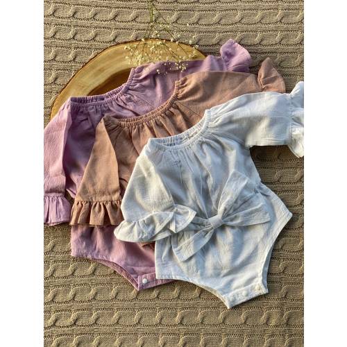 Baby Girl Long-Sleeved Bodysuit