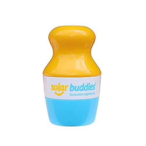 Solar Buddies Refillable Roll On Sponge Applicator For Sunscreen - Blue
