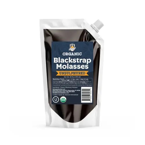 Organic Unsulphured Blackstrap Molasses - 20 oz Pouch