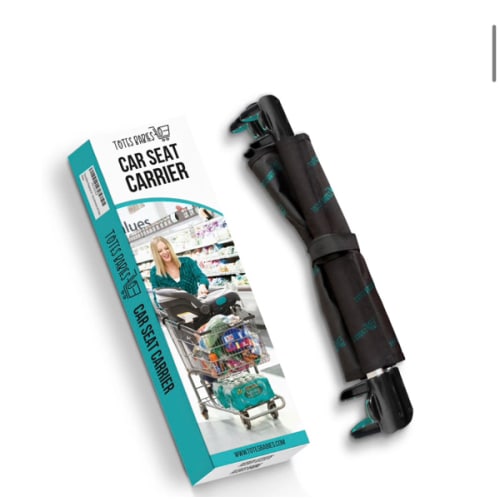 Totes Babies - Car Seat Carrier for Shopping Carts, Allows Babies, Newborns, Infants and Toddlers to Stay Snug or Sleeping in Car Seat While Parents Shop, As Seen on Shark Tank