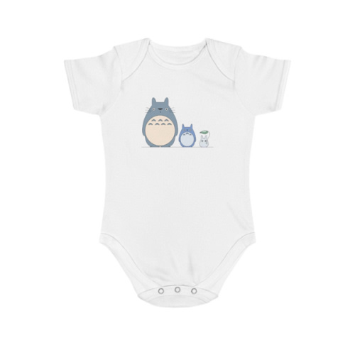 Adorable Totoro Baby Bodysuit, Cute Infant Onesie, Baby Gift, Baby Shower Outfit, Newborn Clothing, Summer Baby Wear