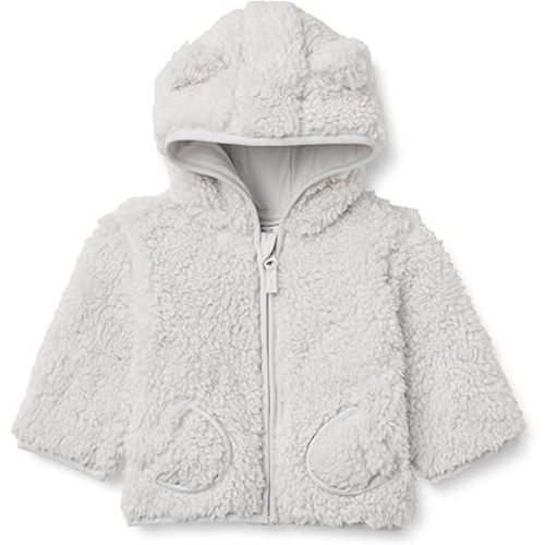 Amazon Essentials Unisex Babies' Hooded Sherpa Jacket