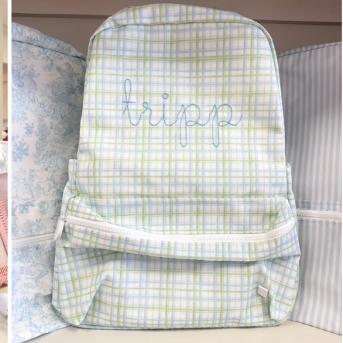 TRVL BACKPACKER- Classic Plaid Green – VACE