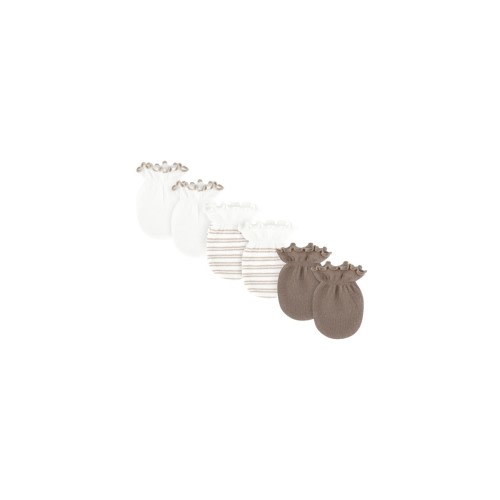 4baby Scratch Mittens 3 Pack Natural | Baby Bunting AU