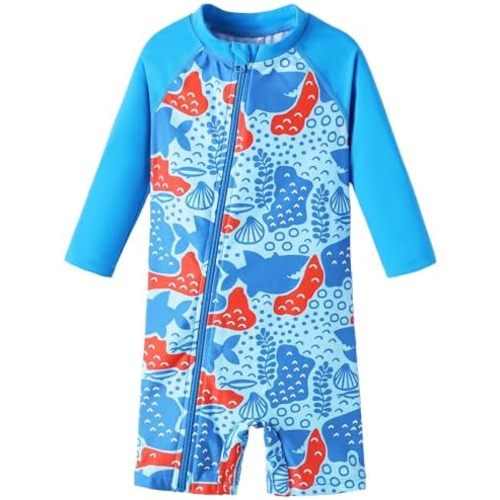 0-3 month Swimsuit UPF 50+ Sun Protection Rash Guard Swimwear