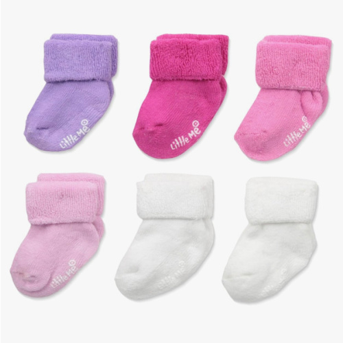 Little Me baby-girls 6 Pack Variety Socks