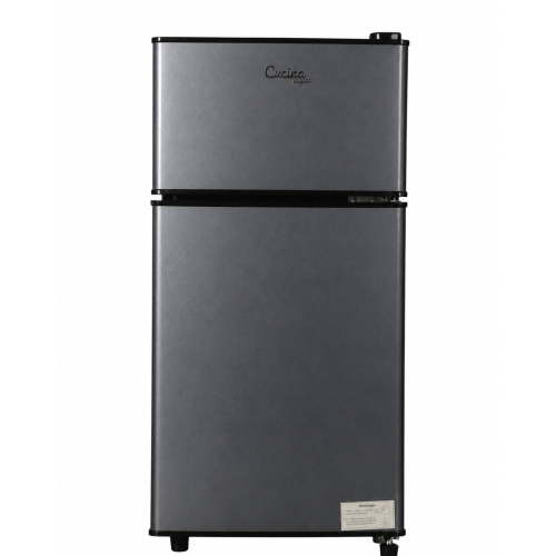 Mini Fridge Freezer, 2.9 Cu.Ft 2 Door Small Refrigeratorwith 7 Temperature Control Freezer Fridge for Office, Kitchen and Apartment, Dorm